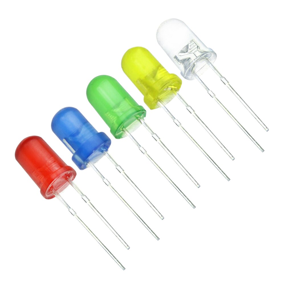 100pcs-5mm-led-diode-5-mm-assorted-kit-white-green-red-blue-yellow-orange-pink-purple-warm-white-diy-light-emitting-diode