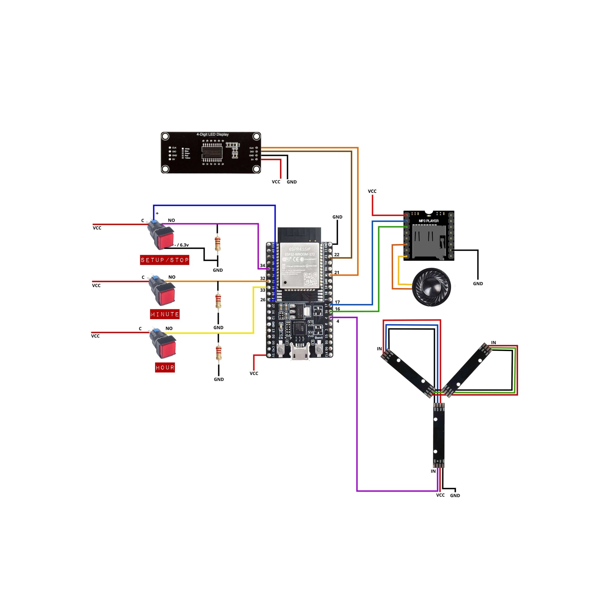 Kit convecteur temporel composants - Retour vers le futur - Jéjé l'Ingé