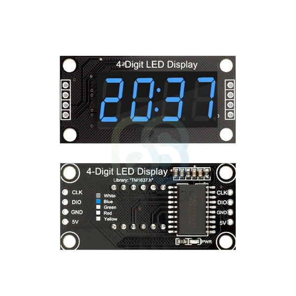 MiniBlueDisplay7segments4digits