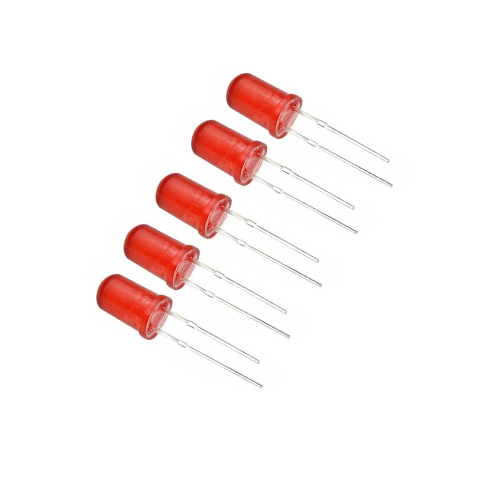 100x Red LEDs 5mm