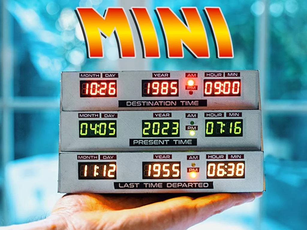 Kit DIY Mini horloge - Retour vers le futur - Jéjé l'Ingé