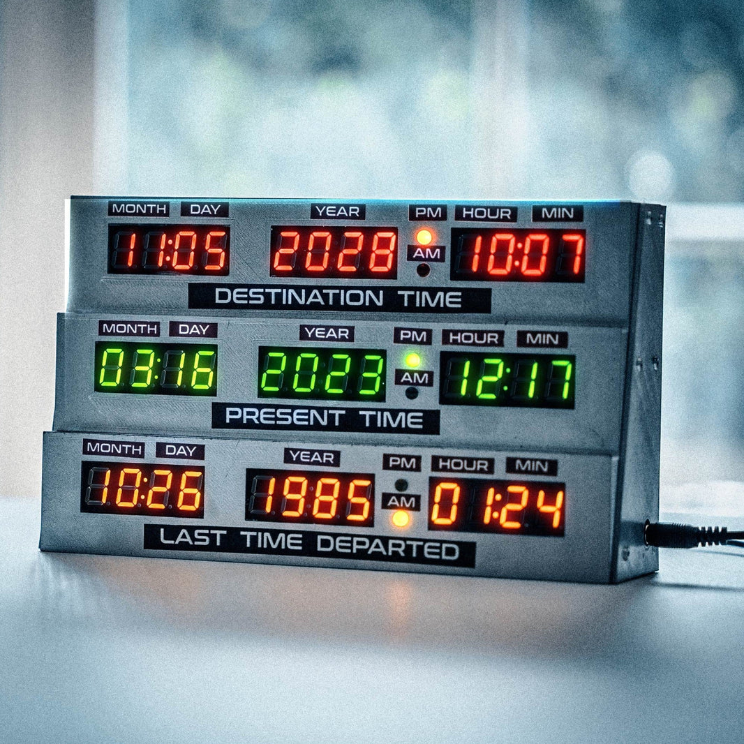 Retour vers le futur mini horloge